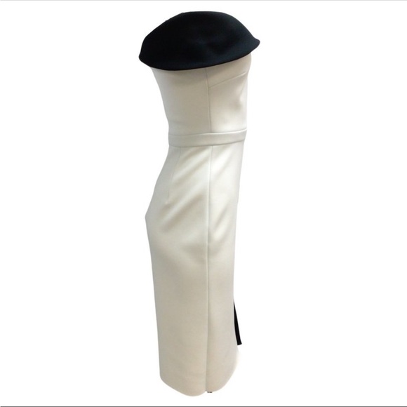 Cushnie et Ochs off the shoulder white neoprene dress net a porter - Picture 3 of 4